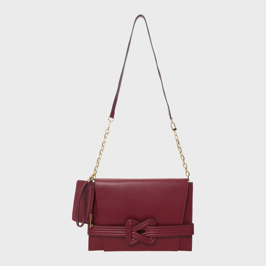 ANU CONVERTIBLE CLUTCH OXBLOOD