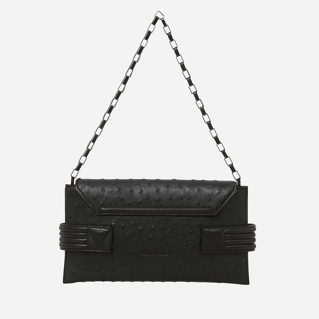 ANU MINI OSTRICH - BLACK