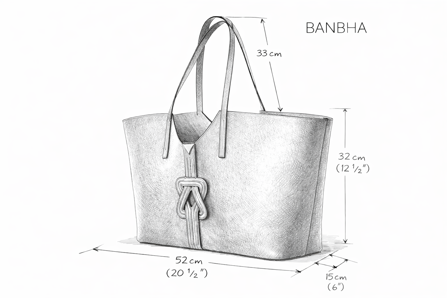 BANBHA generous luxury leather bag for abundance and active lifestyle