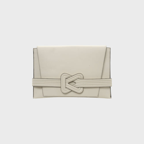 ANU CONVERTIBLE CLUTCH White Grainne Maher