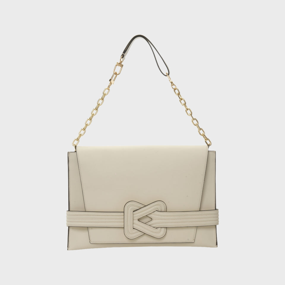 ANU CONVERTIBLE CLUTCH White Grainne Maher