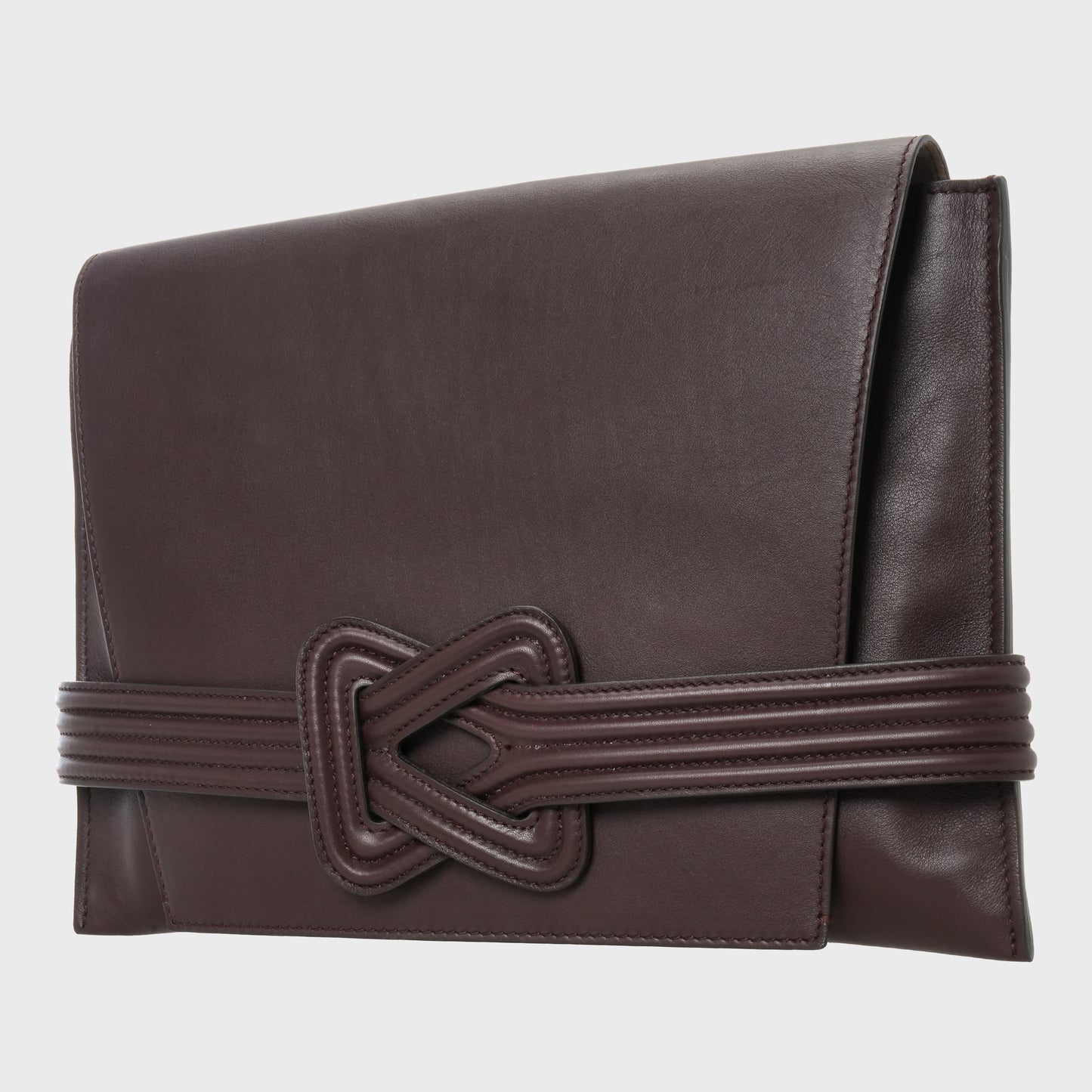ANU CONVERTIBLE CLUTCH CHOCOLATE BROWN