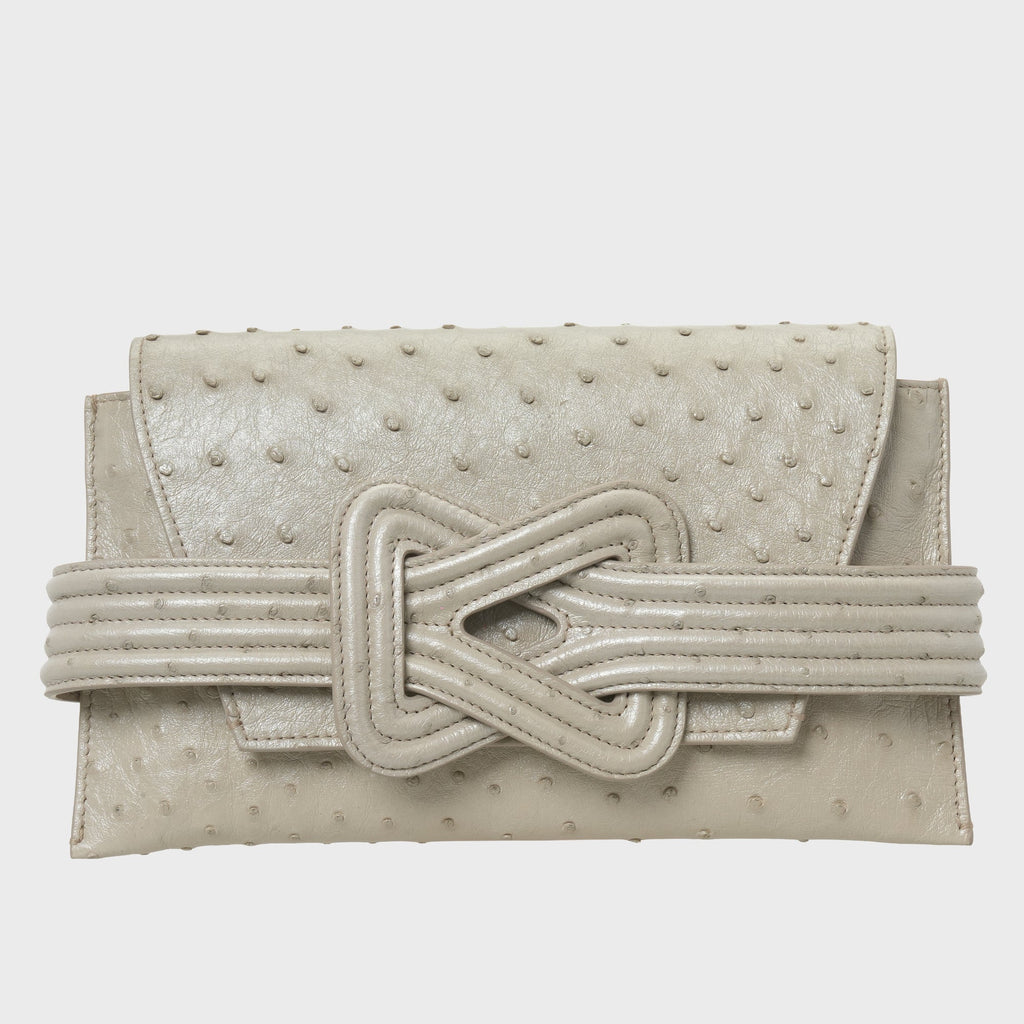 ANU MINI OSTRICH - DOVE PEARL Grainne Maher