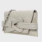 ANU MINI OSTRICH - DOVE PEARL Grainne Maher