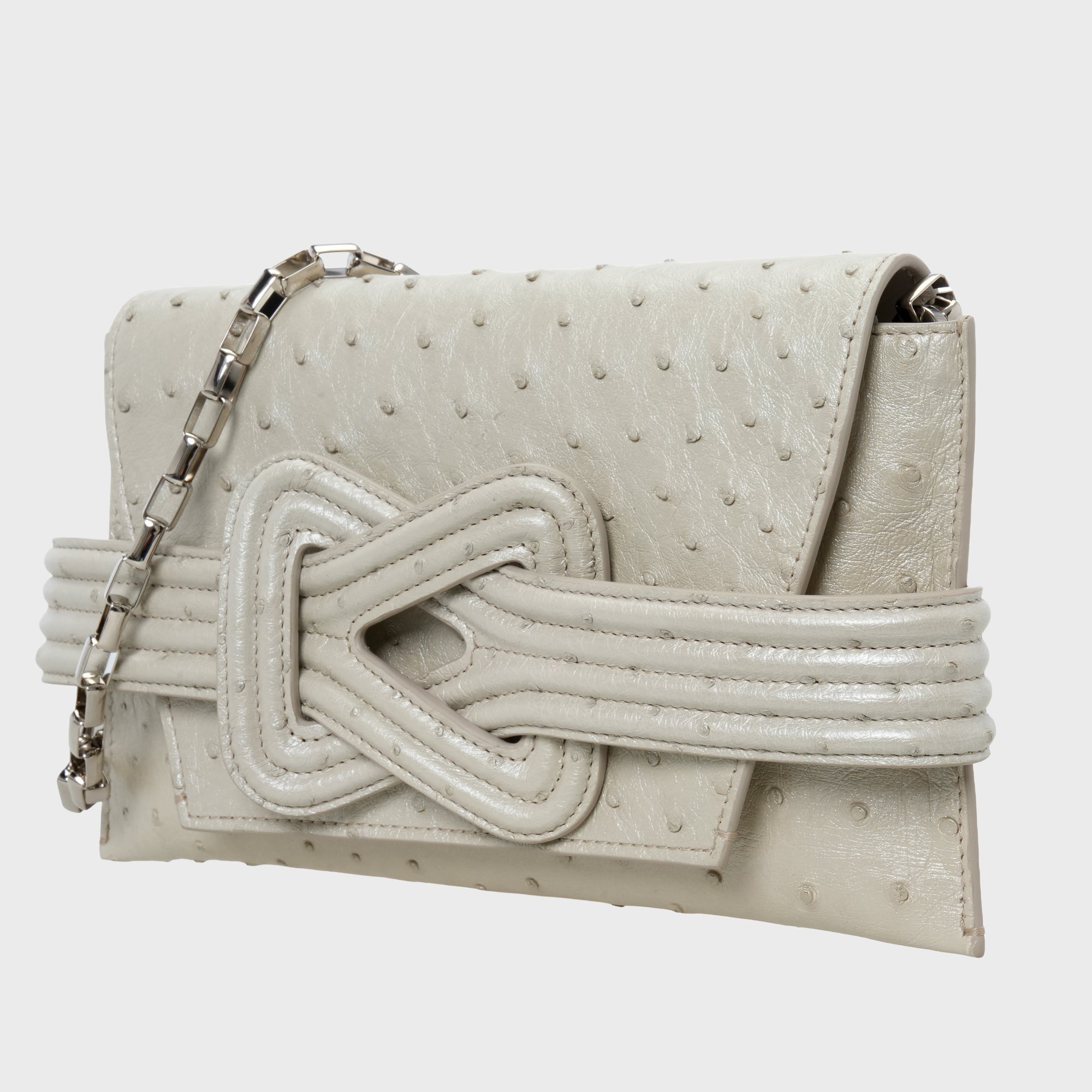 ANU MINI OSTRICH - DOVE PEARL Grainne Maher