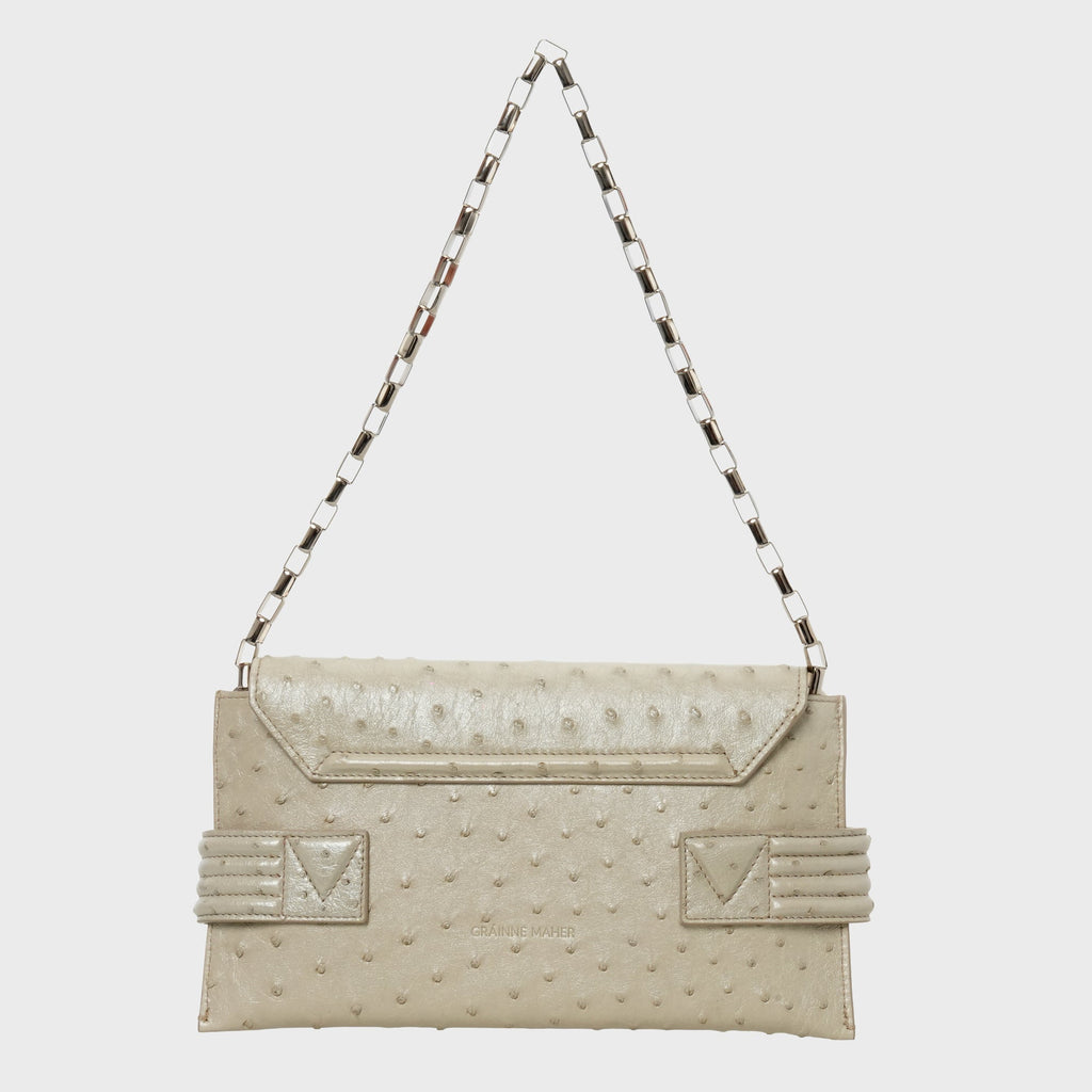 ANU MINI OSTRICH - DOVE PEARL Grainne Maher