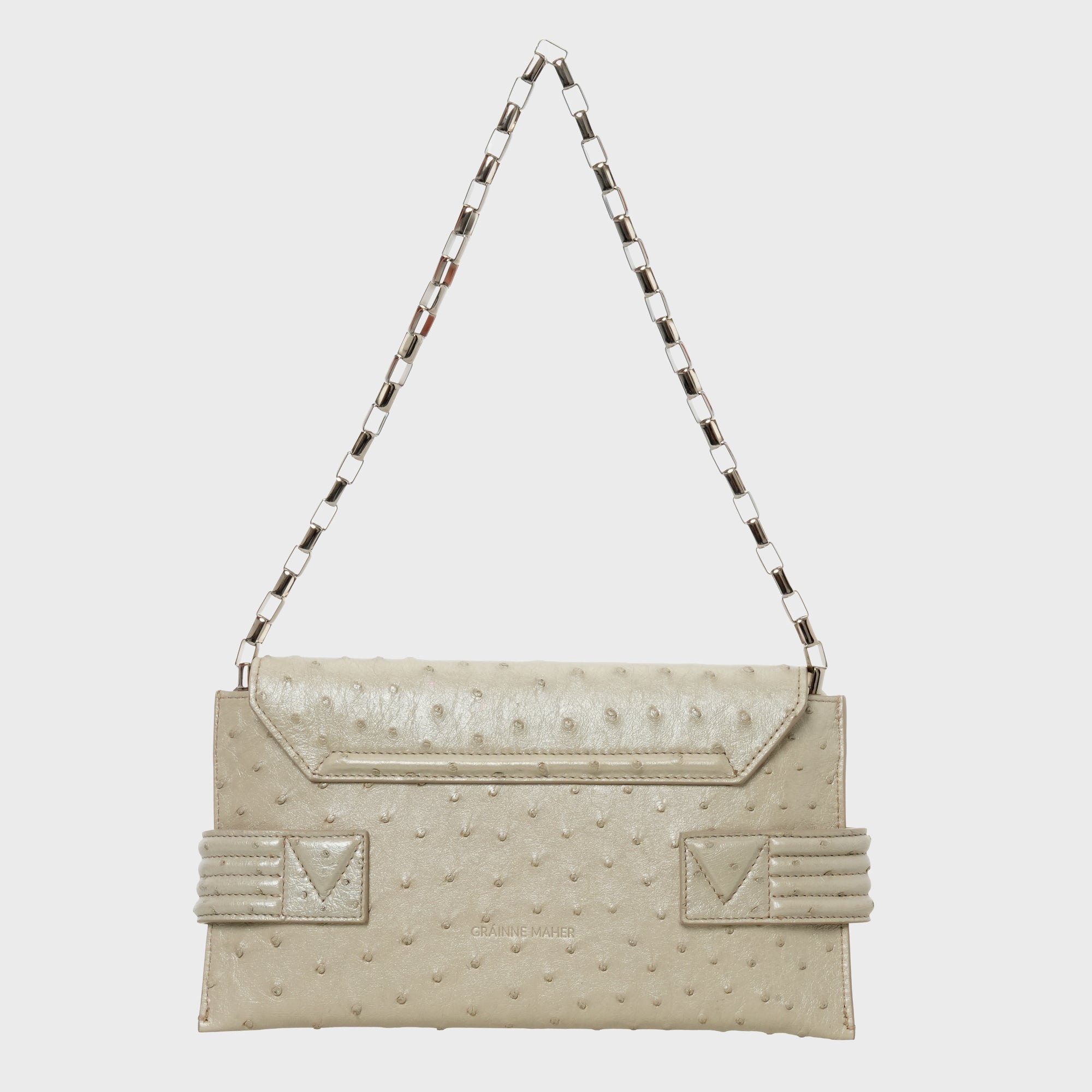 ANU MINI OSTRICH - DOVE PEARL Grainne Maher