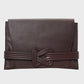 ANU CONVERTIBLE CLUTCH CHOCOLATE BROWN