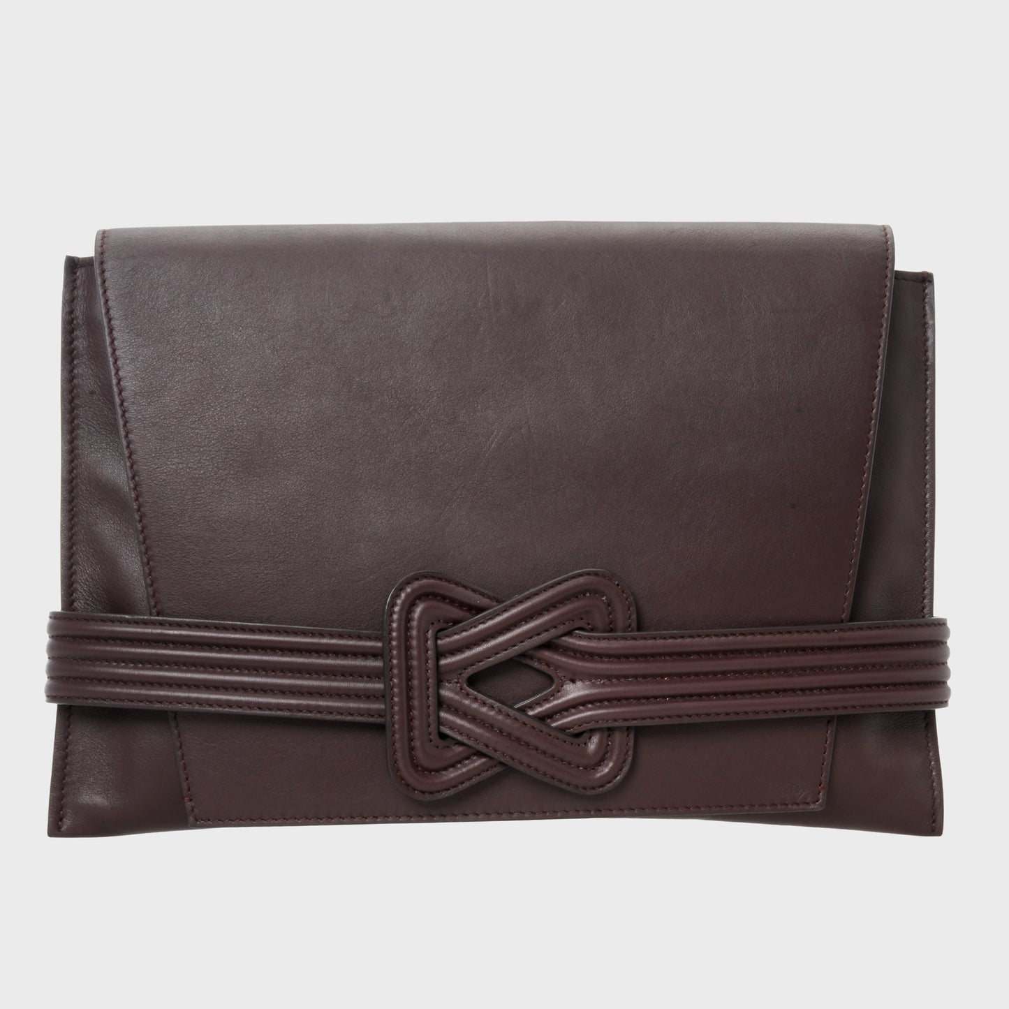ANU CONVERTIBLE CLUTCH CHOCOLATE BROWN