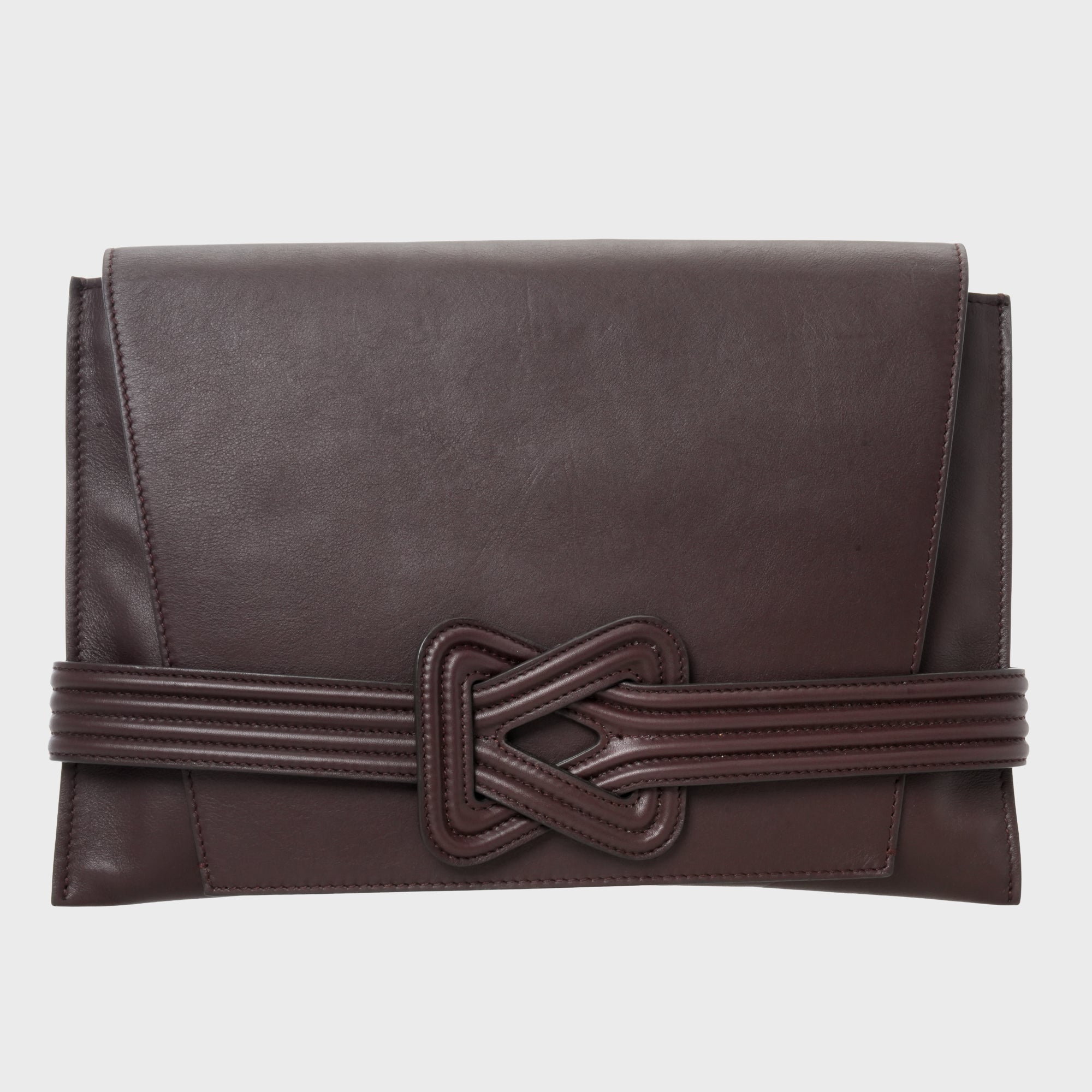 ANU CONVERTIBLE CLUTCH CHOCOLATE BROWN Grainne Maher