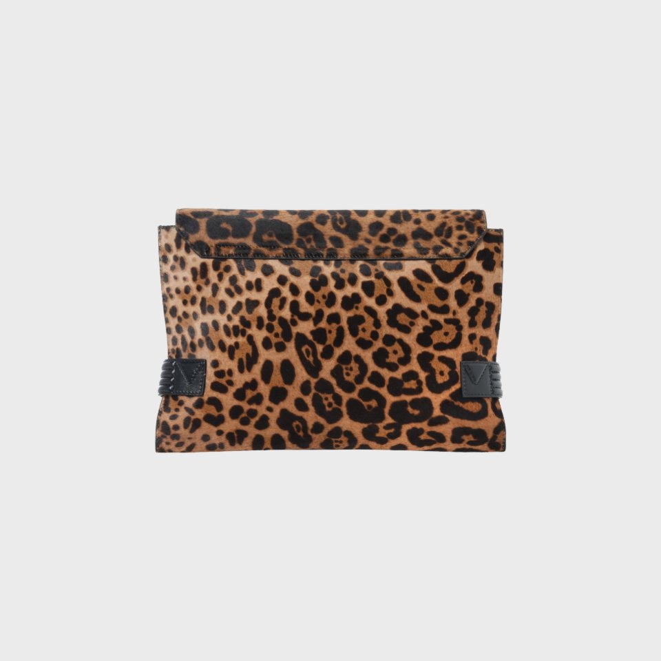 ANU CONVERTIBLE CLUTCH Leopard Grainne Maher