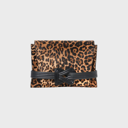ANU CONVERTIBLE CLUTCH Leopard Grainne Maher