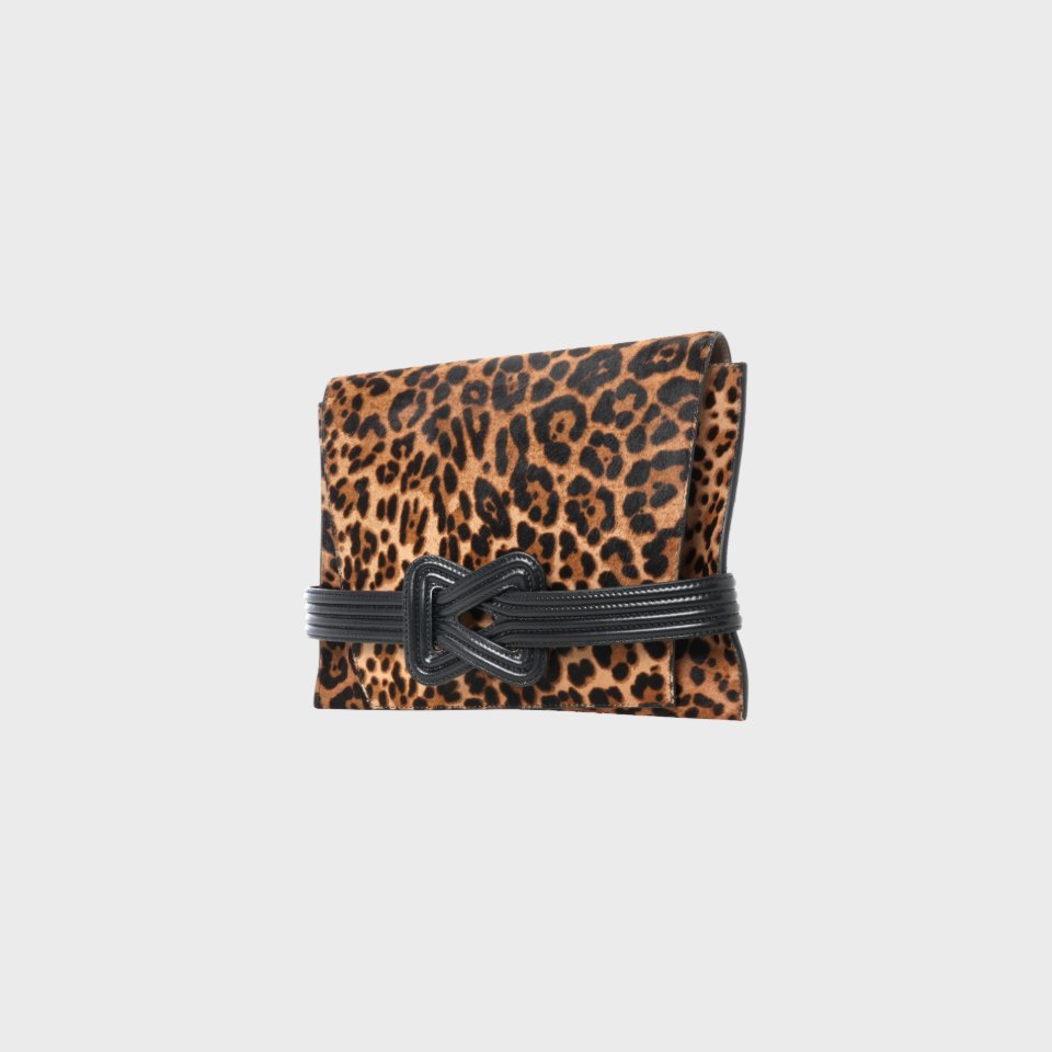 ANU CONVERTIBLE CLUTCH Leopard Grainne Maher