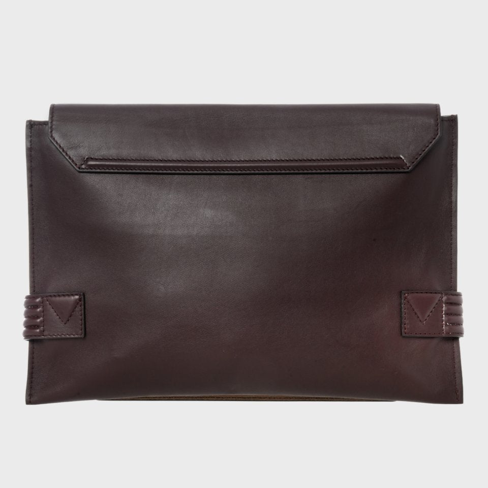 ANU CONVERTIBLE CLUTCH Chocolate Brown Grainne Maher