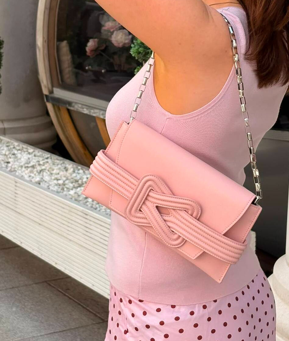 Anu mini pink clutch by grainne maher