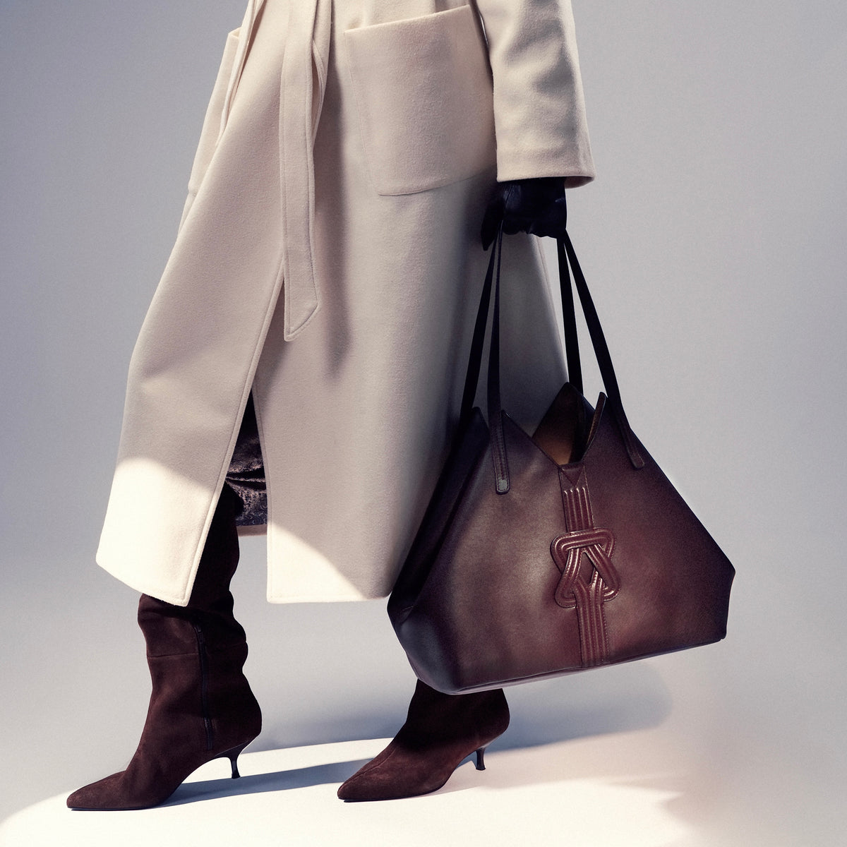 BANBHA CHOCOLATE TOTE by GRAINNE MAHER