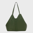 Gráinne Maher BANBHA TOTE in forest green leather — handcrafted in Tuscany