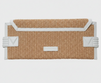 ERIU CLUTCH CREAM RAFFIA & WHITE LEATHER Grainne Maher