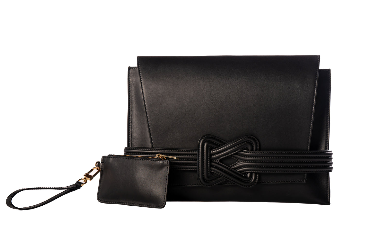 ANU CONVERTIBLE CLUTCH BLACK