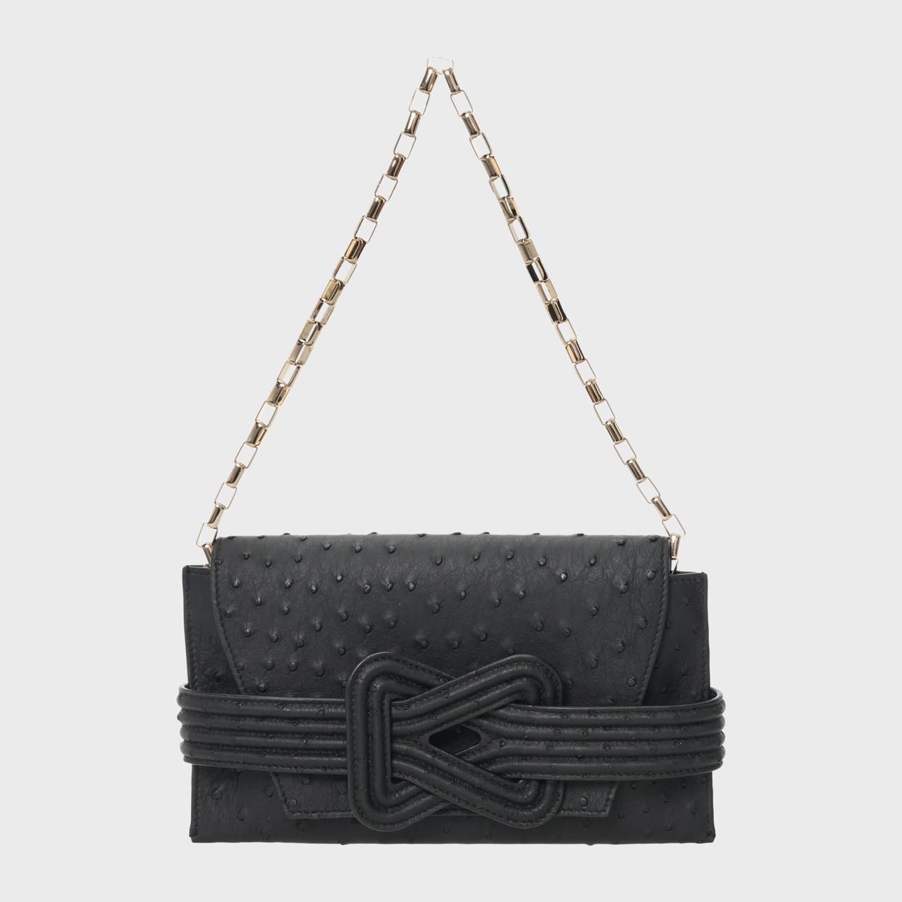 ANU MINI OSTRICH - BLACK Grainne Maher
