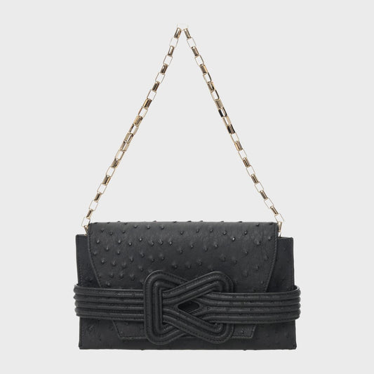 ANU MINI OSTRICH - BLACK