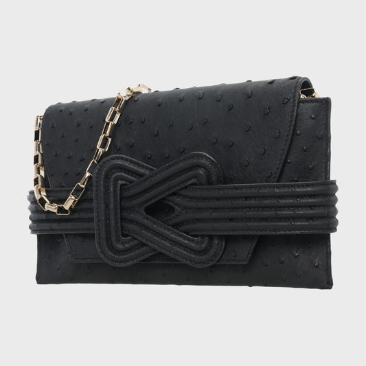ANU MINI OSTRICH - BLACK