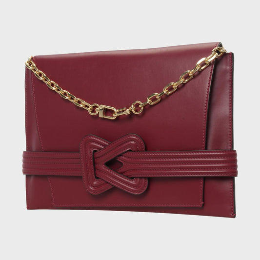 ANU CONVERTIBLE CLUTCH OXBLOOD