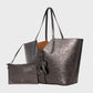 BANBHA TOTE PEWTER METALLIC