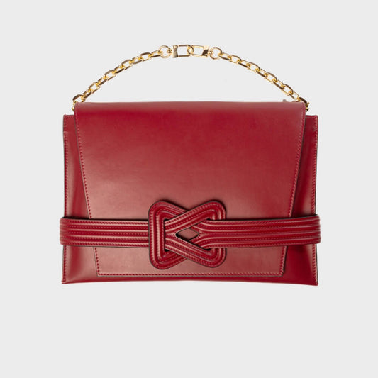 ANU CONVERTIBLE CLUTCH OXBLOOD