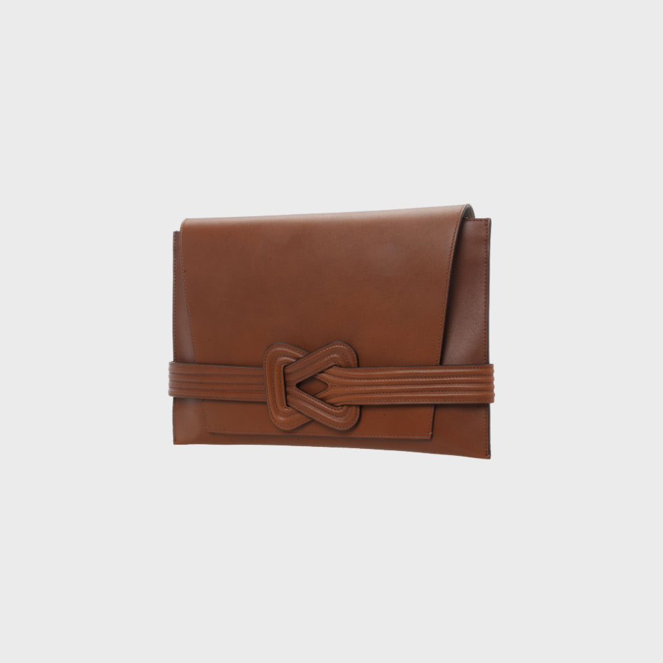 ANU CONVERTIBLE CLUTCH Tan Grainne Maher