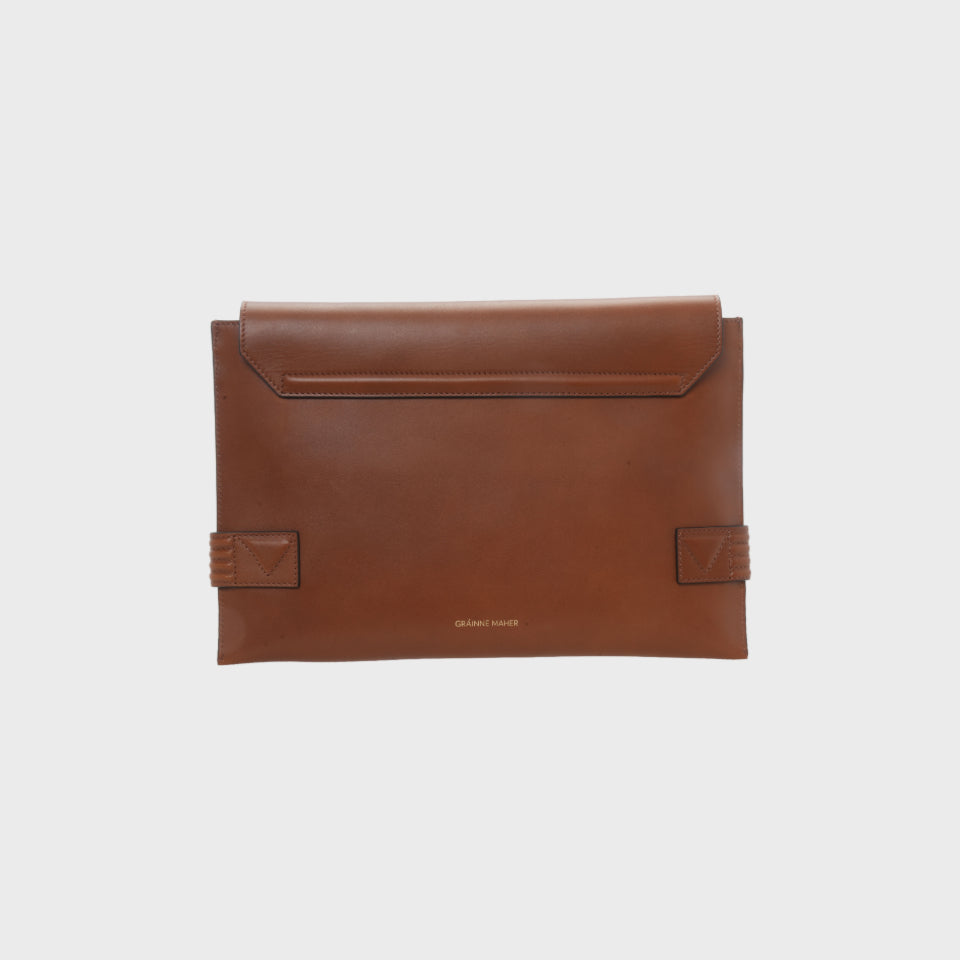 ANU CONVERTIBLE CLUTCH Tan Grainne Maher