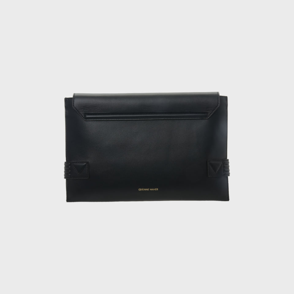 ANU CONVERTIBLE CLUTCH Black Grainne Maher