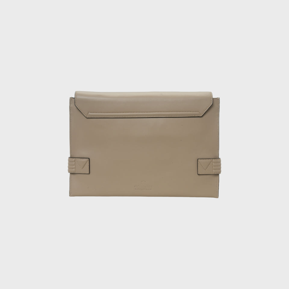 ANU CONVERTIBLE CLUTCH Mushroom Grainne Maher