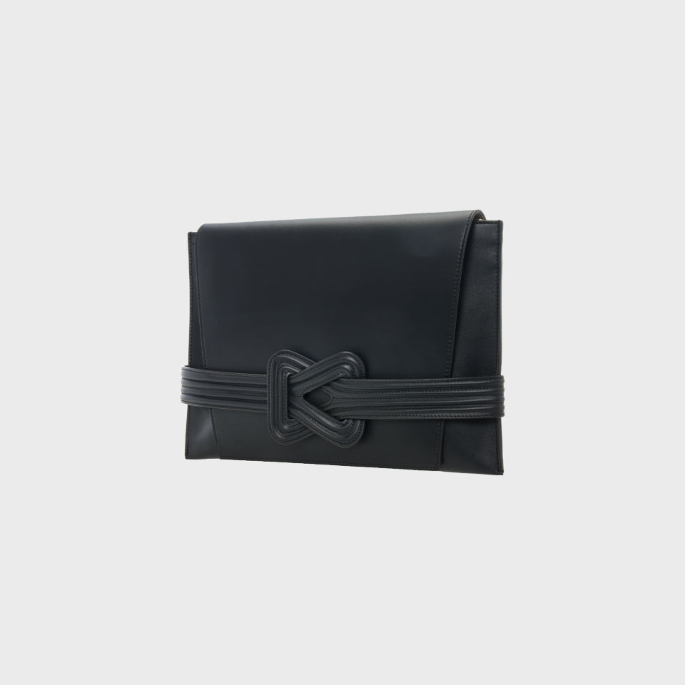 ANU CONVERTIBLE CLUTCH Black Grainne Maher