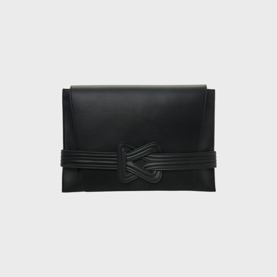 ANU CONVERTIBLE CLUTCH Black Grainne Maher