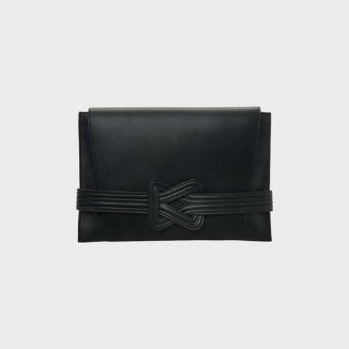 ANU CONVERTIBLE CLUTCH Black Grainne Maher