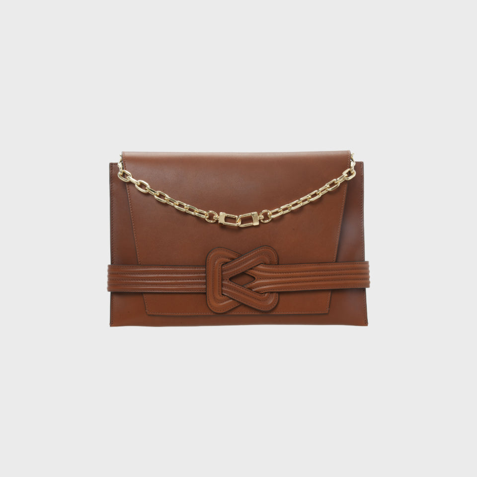 ANU CONVERTIBLE CLUTCH Tan Grainne Maher