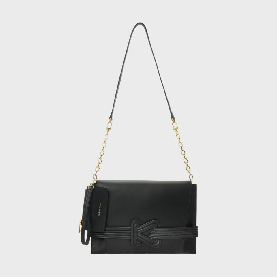 ANU CONVERTIBLE CLUTCH Black Grainne Maher